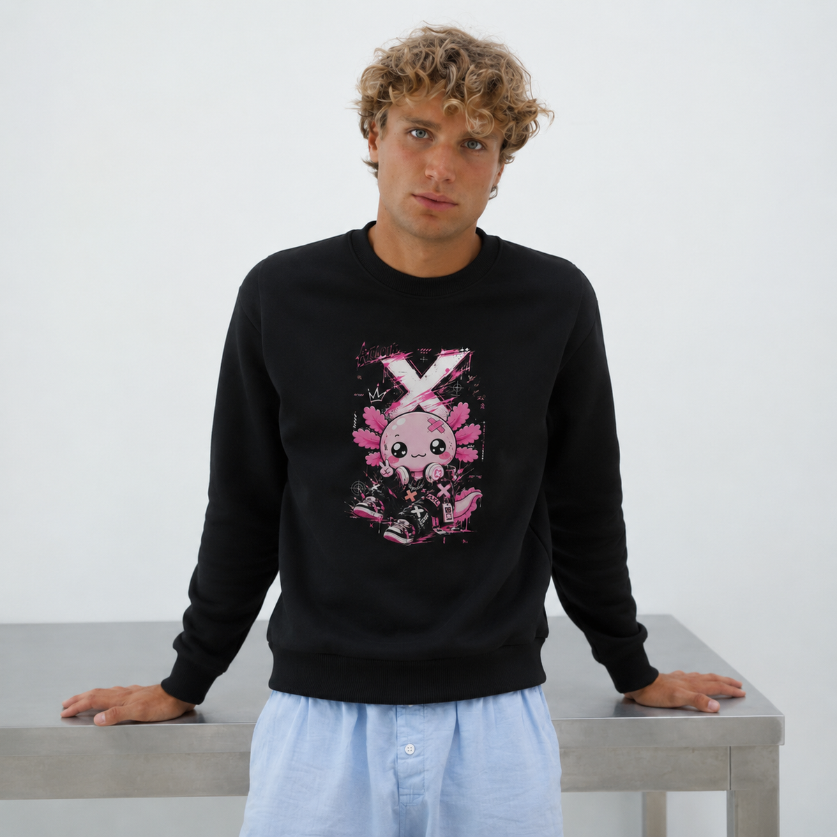Sudadera Ajolotito Urbano Unisex