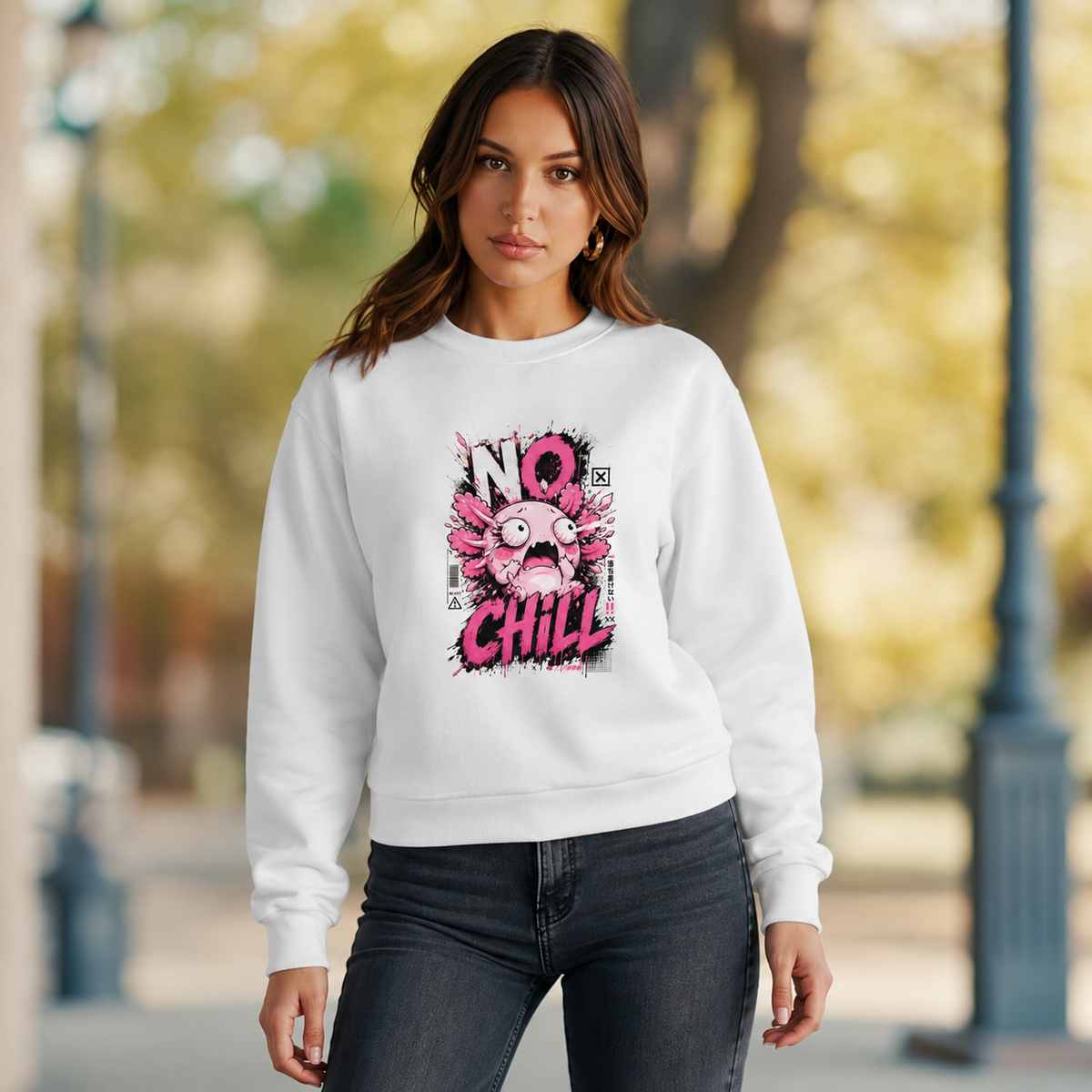 Sudadera Ajolotito No Chill Unisex