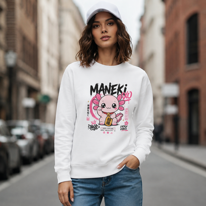 Sudadera Ajolotito Maneki Unisex