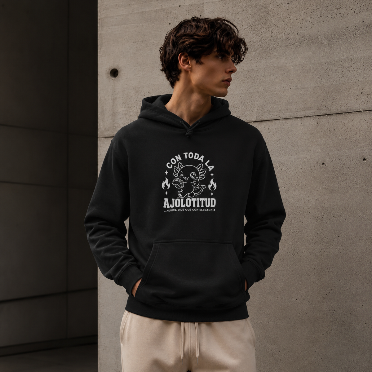 Hoodie Ajolotito Ajolotitud Unisex