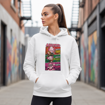 Hoodie Ajolotito Personajes Unisex
