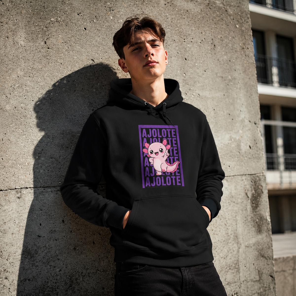 Hoodie Ajolotito Ajolote Unisex