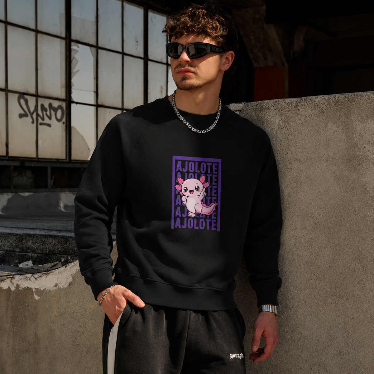 Sudadera Ajolotito Ajolote Unisex
