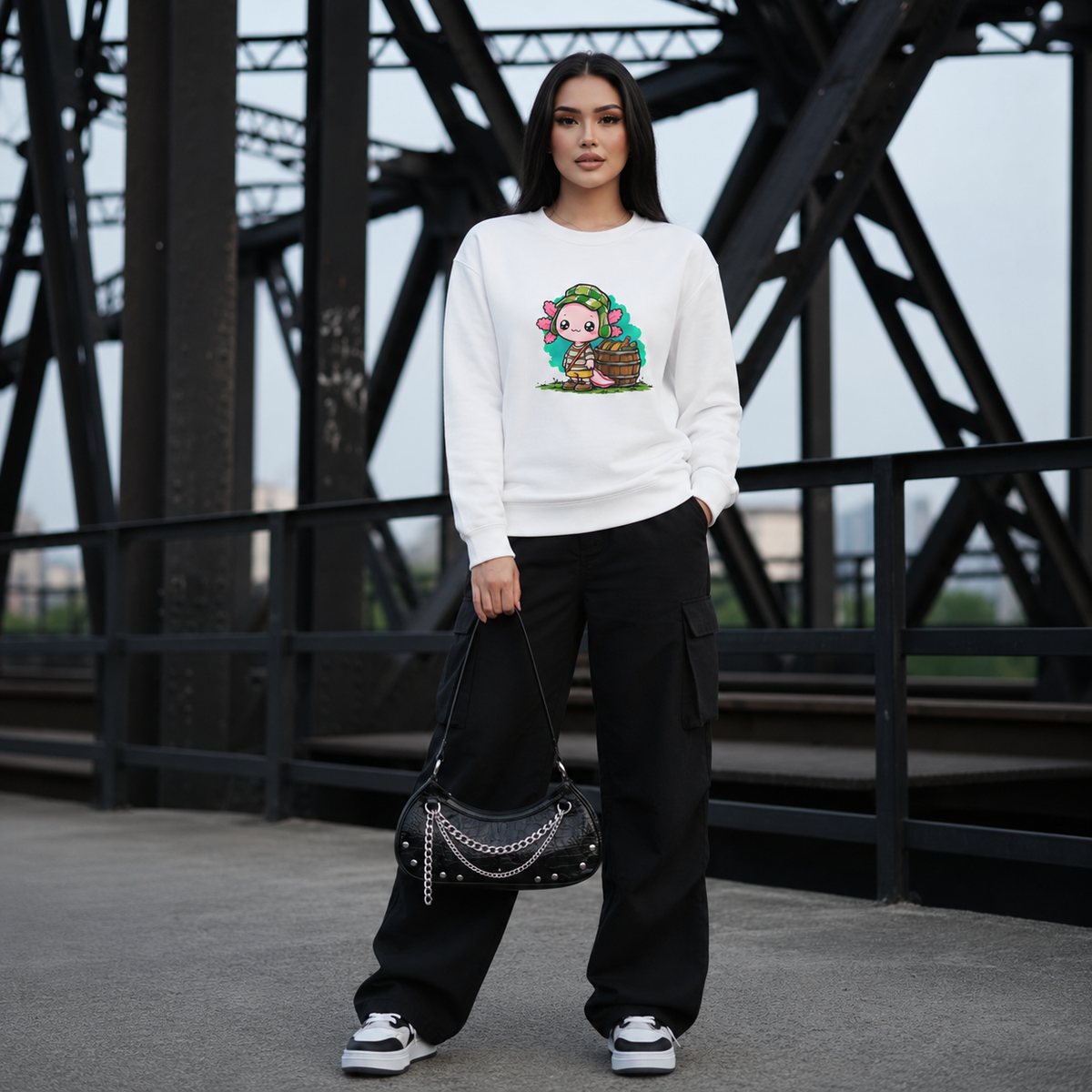 Sudadera Ajolotito Chavito Unisex