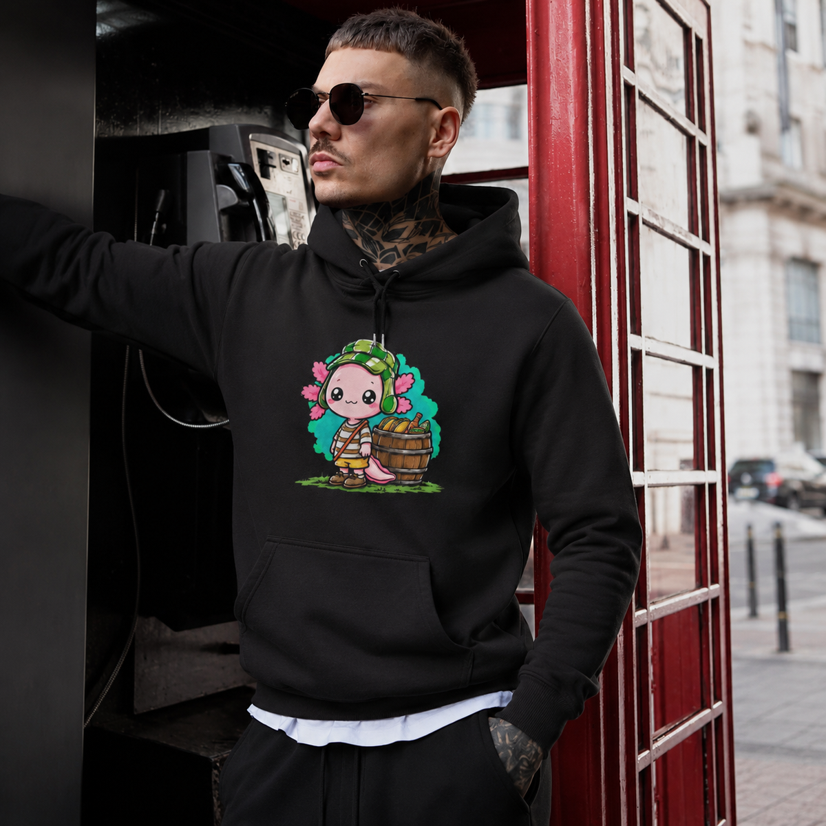 Hoodie Ajolotito Chavito Unisex