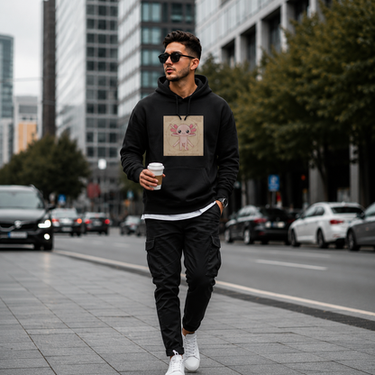 Hoodie Ajolotito Vitruvio Unisex