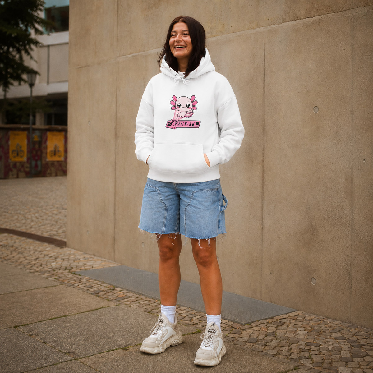 Hoodie Ajolotito The Axolotl Unisex