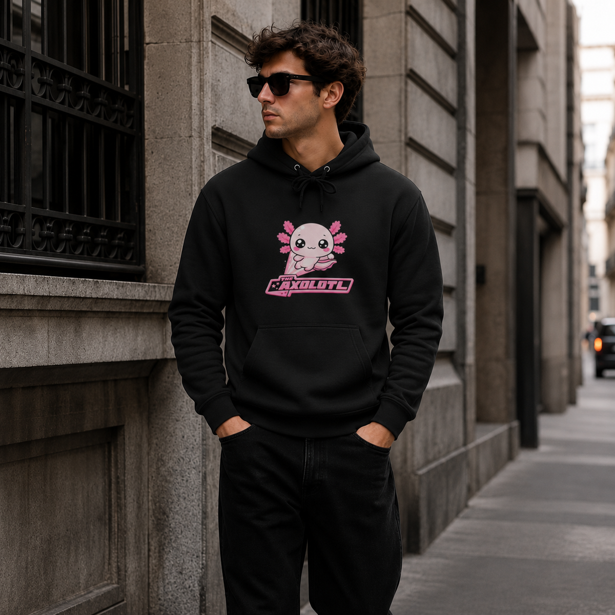 Hoodie Ajolotito The Axolotl Unisex