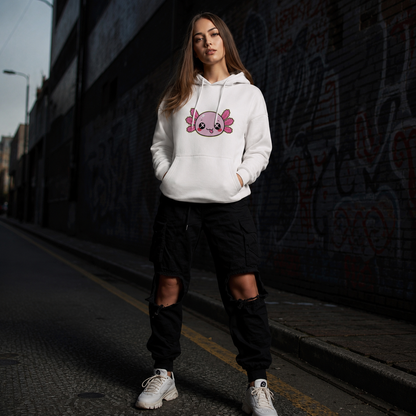 Hoodie Ajolotito Emoji Unisex