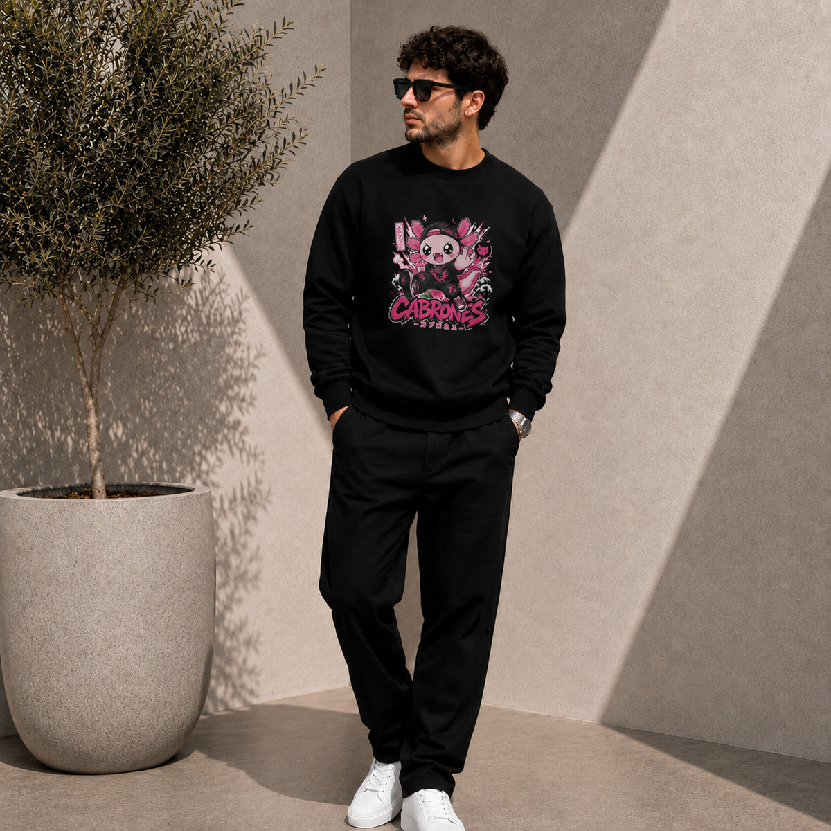 Sudadera Ajolotito Cabrones Unisex