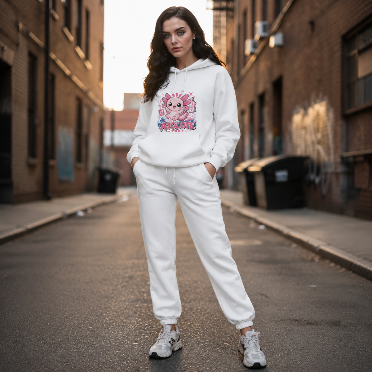 Hoodie Ajolotito Tokio Unisex