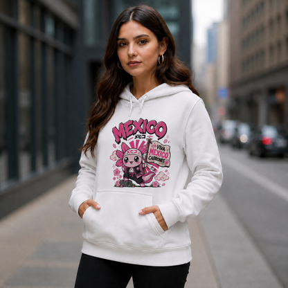 Hoodie Ajolotito Tokio Mexa Unisex