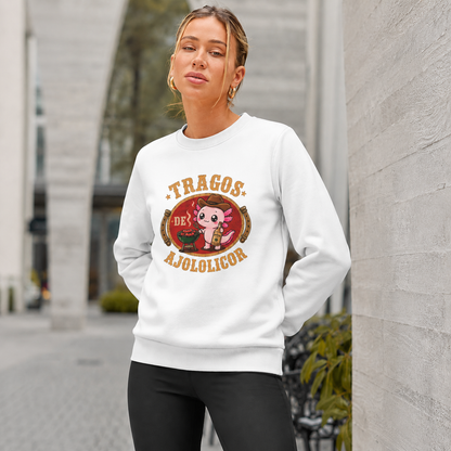 Sudadera Ajolotito Tragos De Ajololicor Unisex