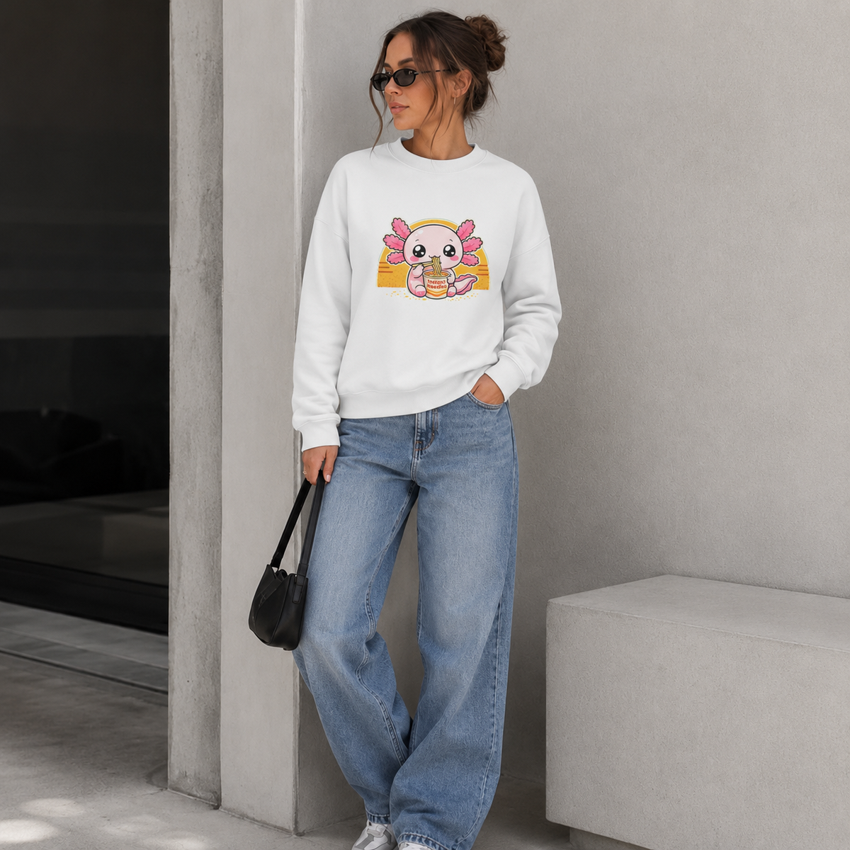 Sudadera Ajolotito Instant Noodles Unisex
