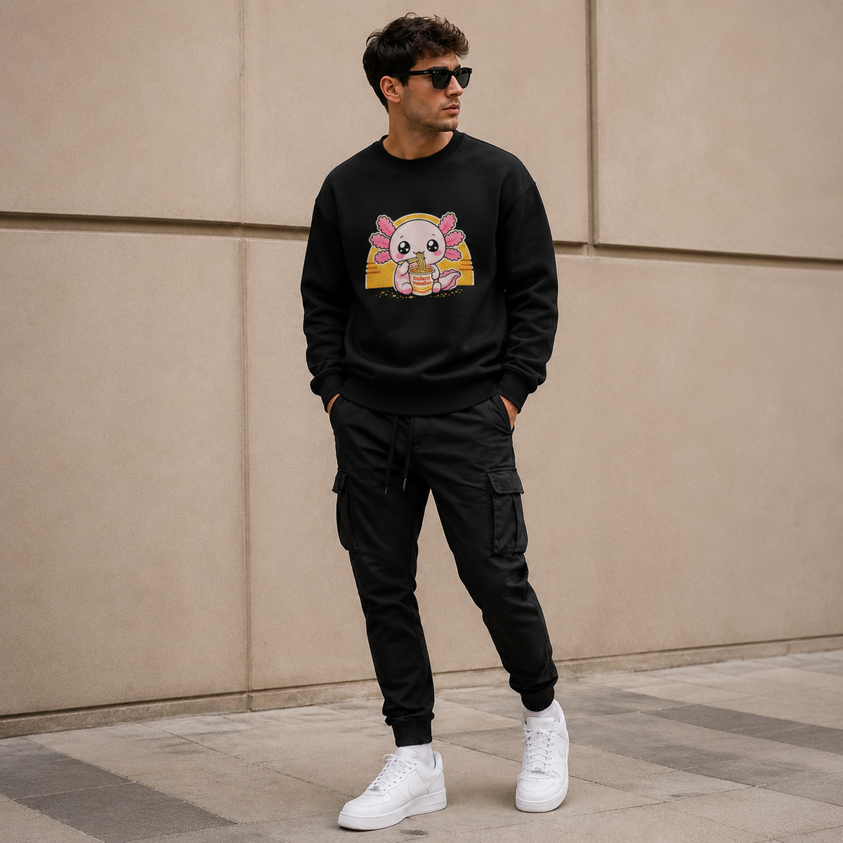 Sudadera Ajolotito Instant Noodles Unisex