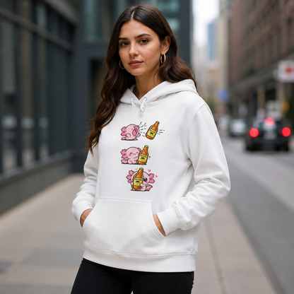 Hoodie Ajolotito Chela Unisex