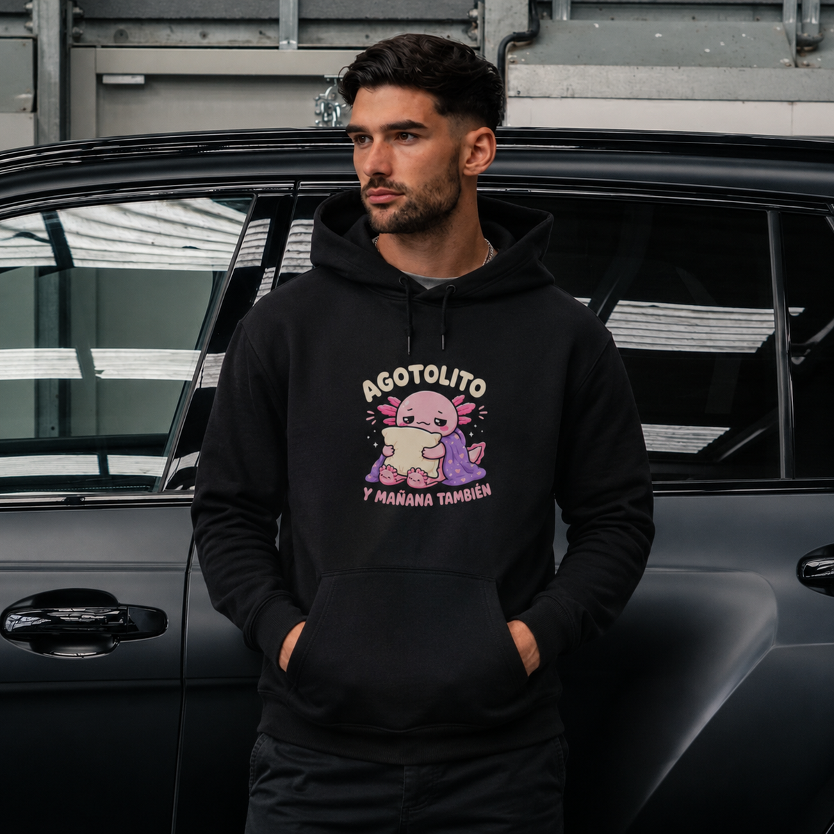 Hoodie Ajolotito Agotolito Unisex