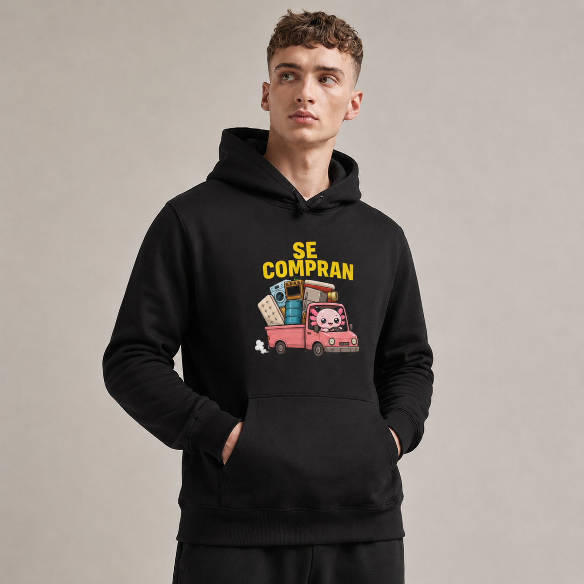 Hoodie Ajolotito Se Compran Unisex