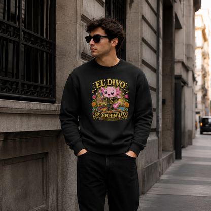 Sudadera Ajolotito El Divo Unisex