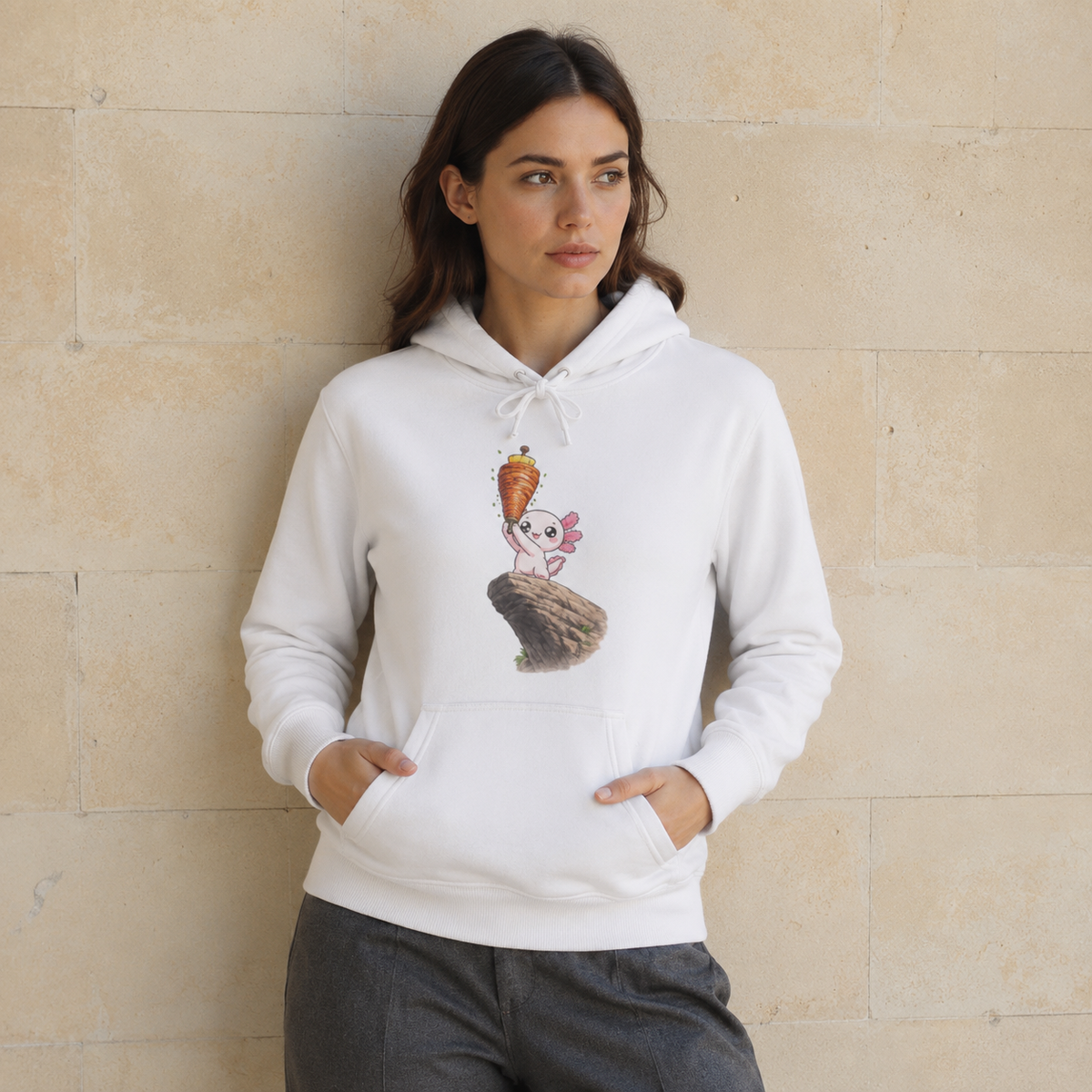 Hoodie Ajolotito Pastor Unisex