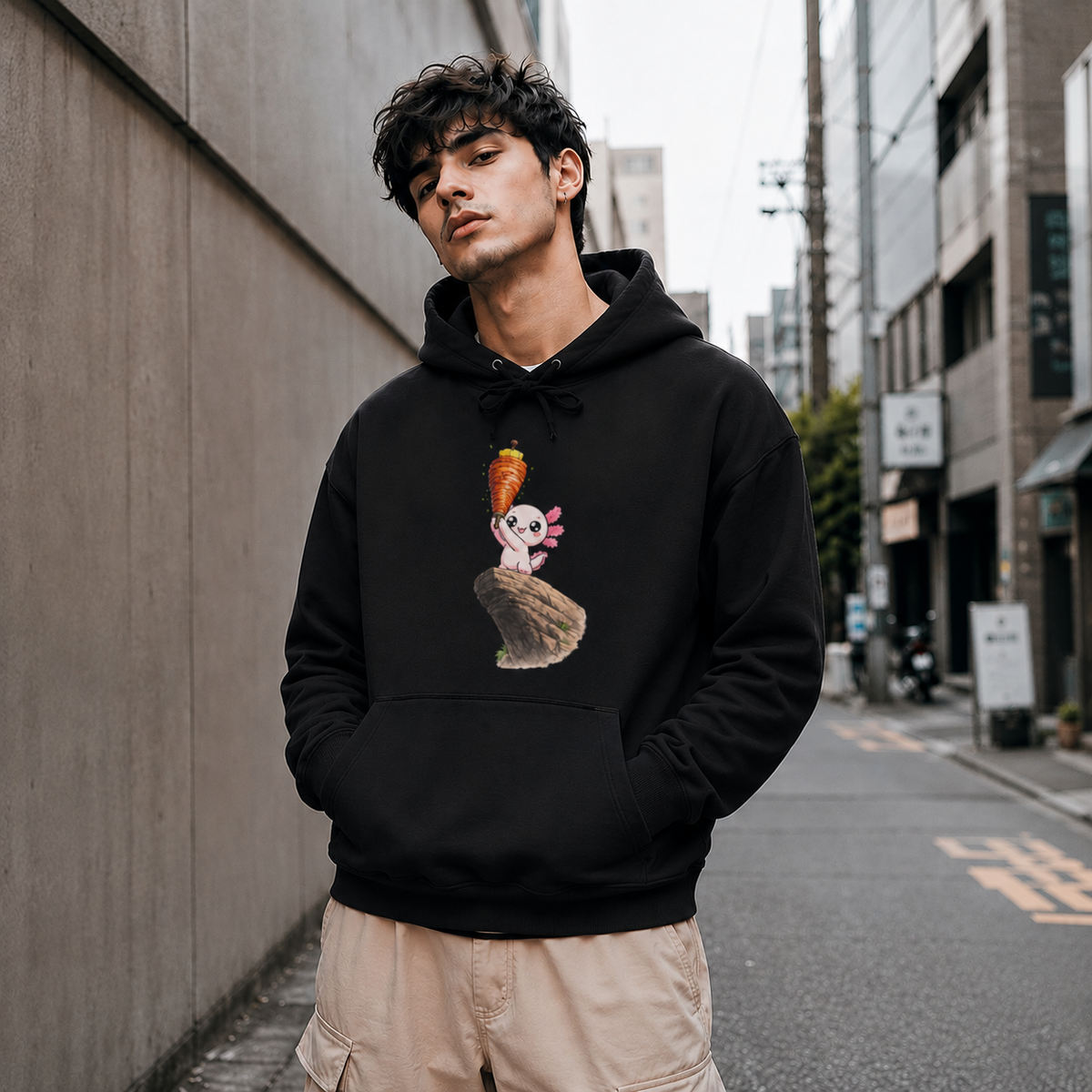 Hoodie Ajolotito Pastor Unisex
