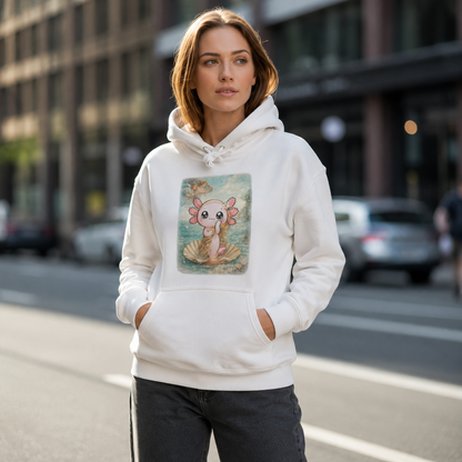 Hoodie Ajolotito Nacimiento Unisex