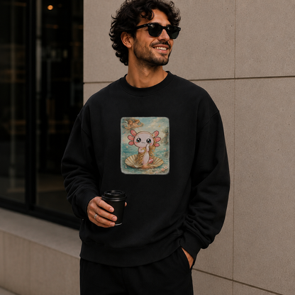 Sudadera Ajolotito Nacimiento Unisex