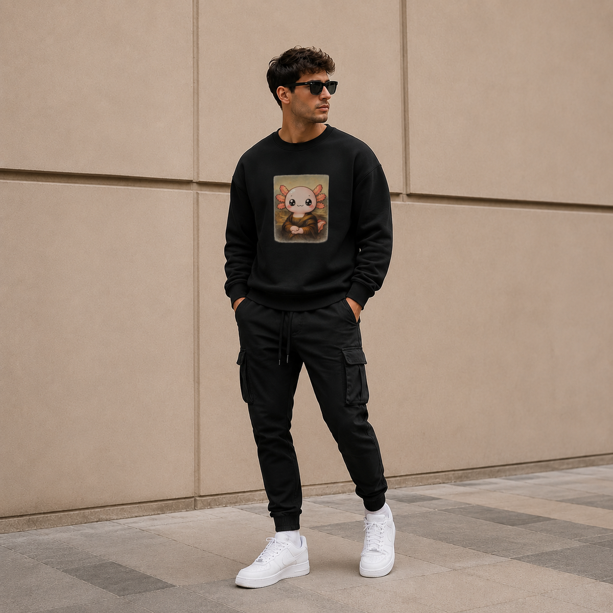 Sudadera Ajolotito Ajoloconda Unisex