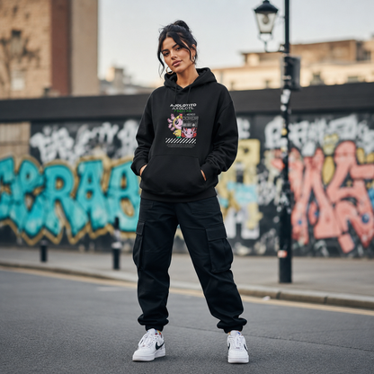 Hoodie Ajolotito Axolotl Unisex