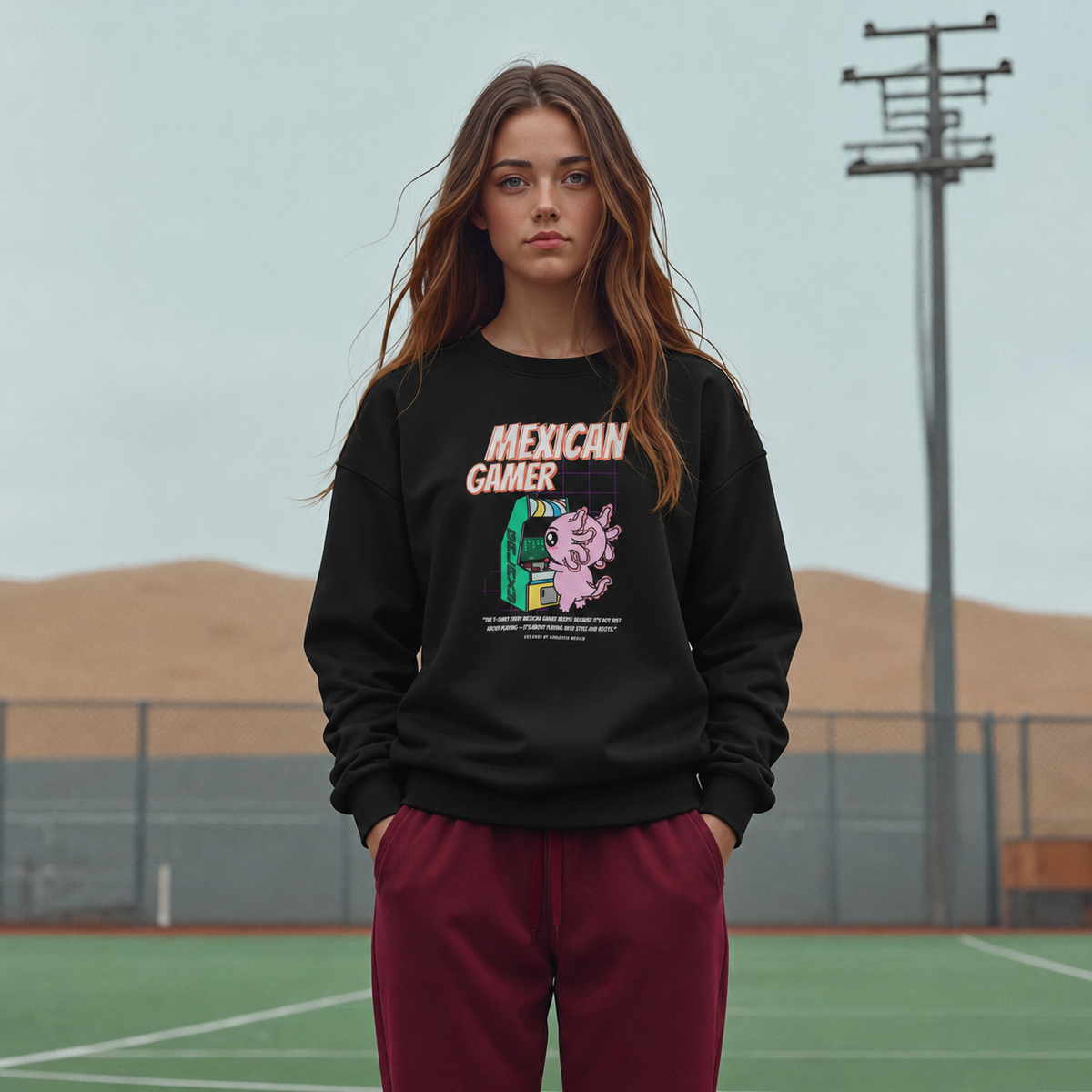 Sudadera Ajolotito Gamer Unisex