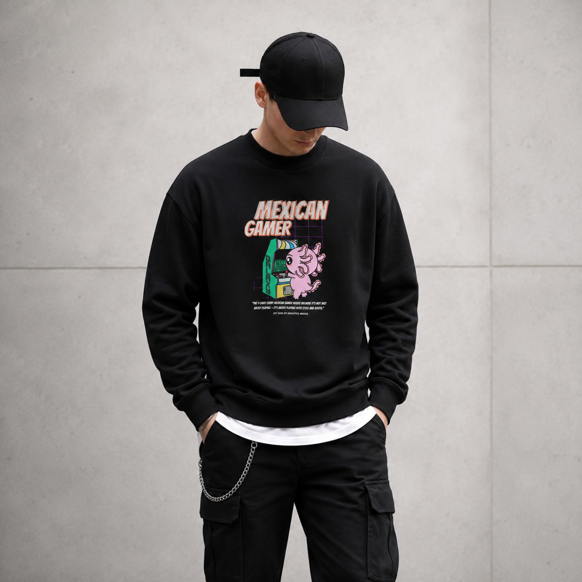 Sudadera Ajolotito Gamer Unisex