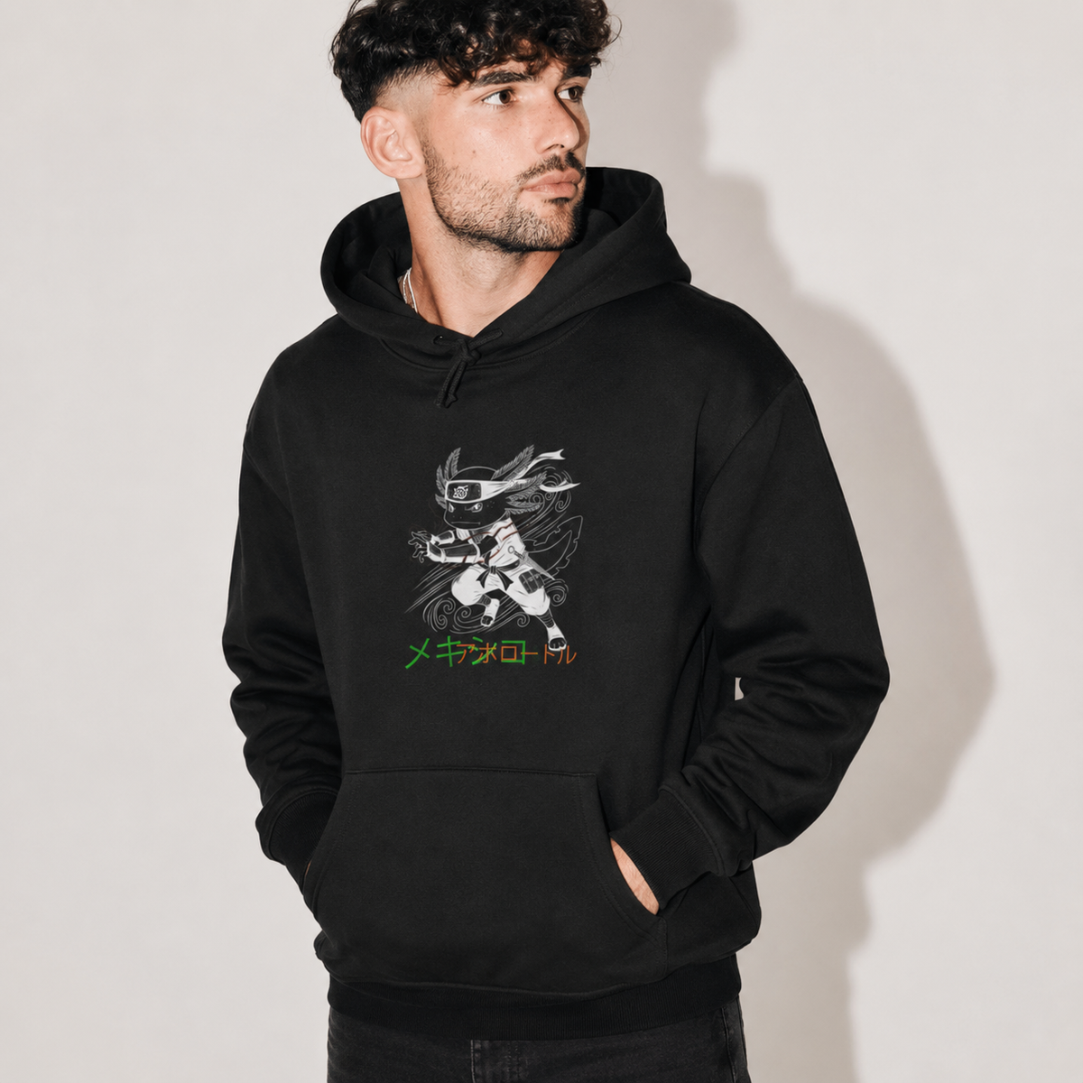 Hoodie Ajolotito Shinobi Unisex
