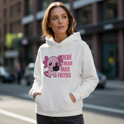 Hoodie Ajolotito Tirar Mas Fotos Unisex