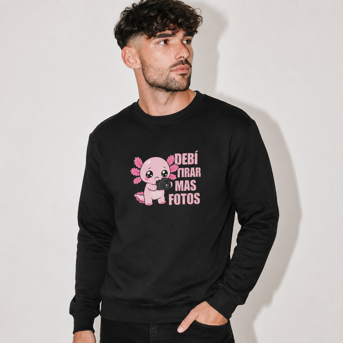 Sudadera Ajolotito Tirar Mas Fotos Unisex