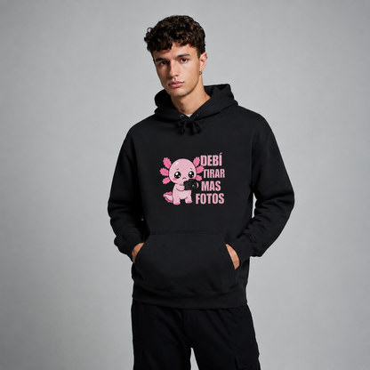 Hoodie Ajolotito Tirar Mas Fotos Unisex