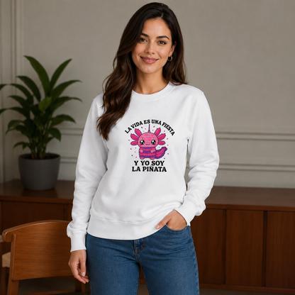 Sudadera Ajolotito Soy La Piñata Unisex
