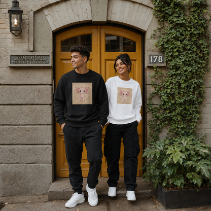 Sudadera Ajolotito Vitruvio Unisex