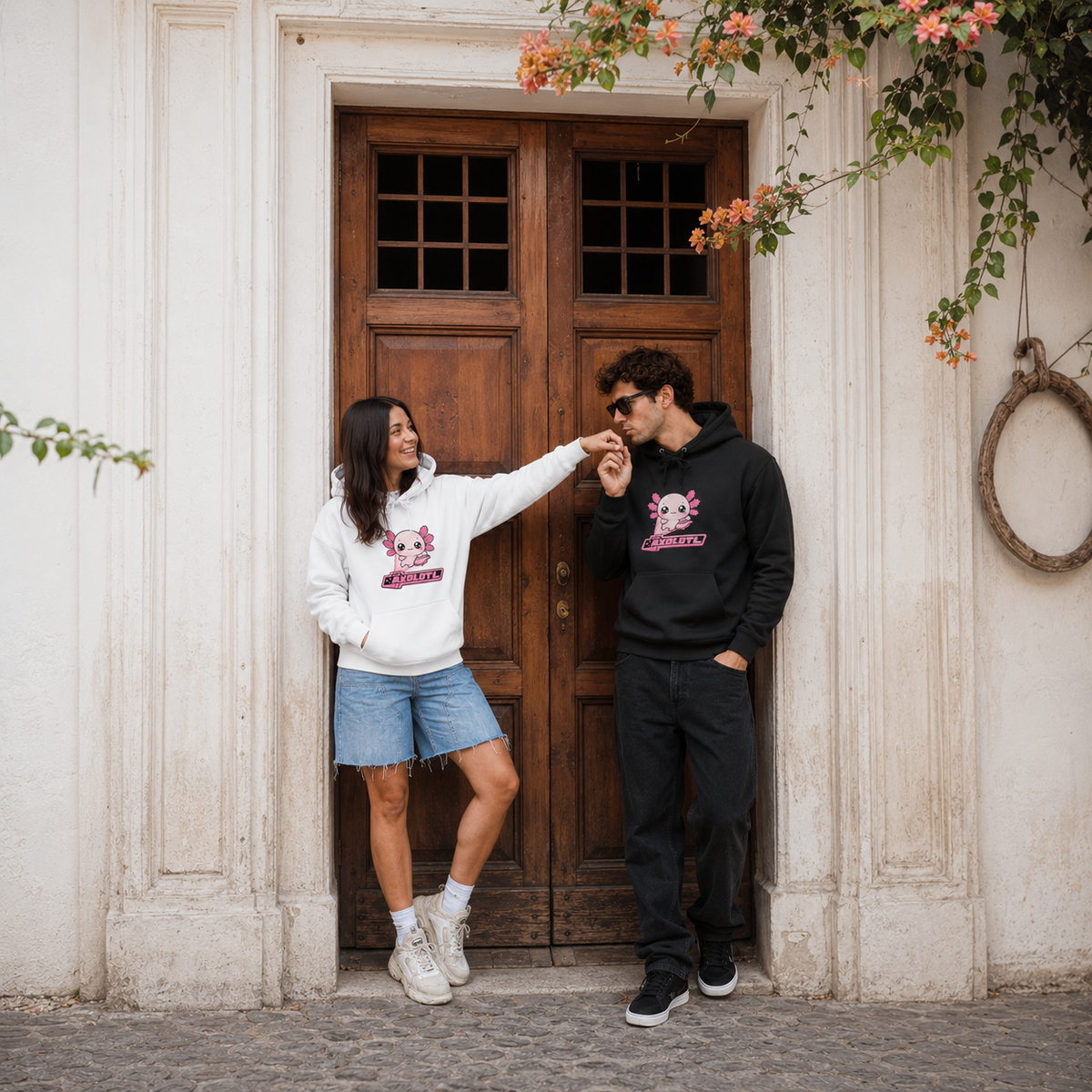 Hoodie Ajolotito The Axolotl Unisex