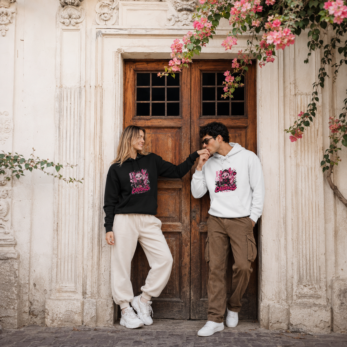Hoodie Ajolotito Cabrones Unisex