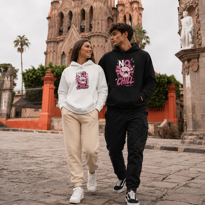 Hoodie Ajolotito No Chill Unisex