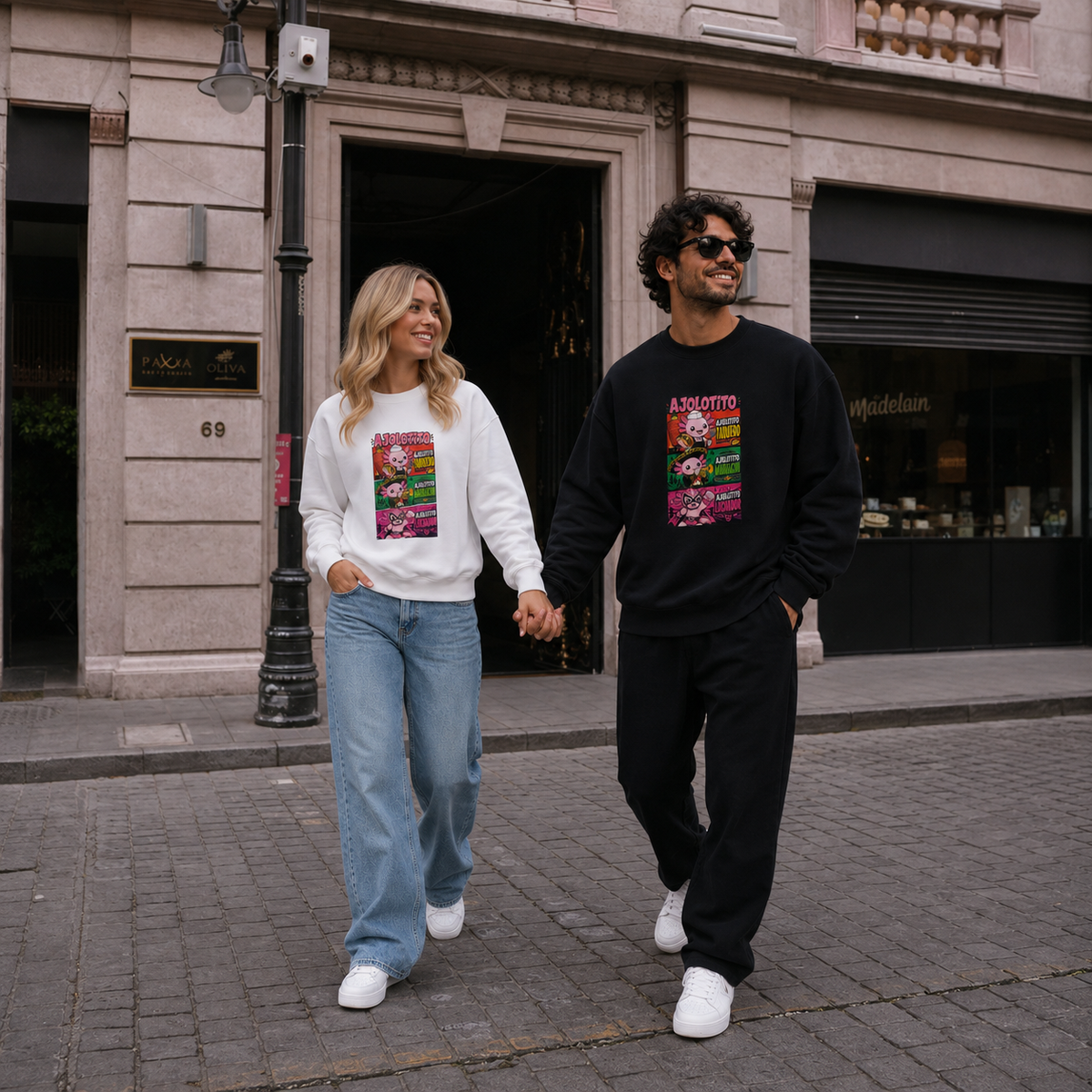 Sudadera Ajolotito Personajes Unisex