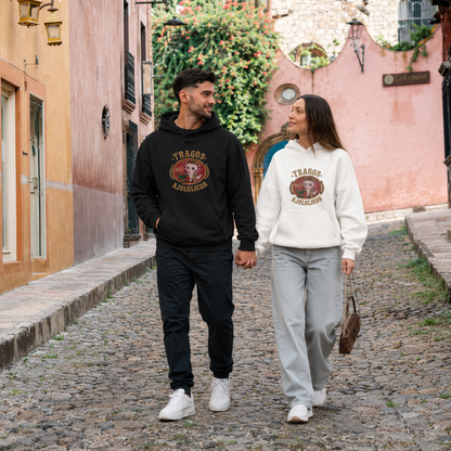 Hoodie Ajolotito Tragos De Ajololicor Unisex