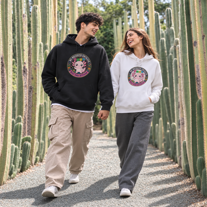 Hoodie Ajolotito Nací Para Destacar Unisex