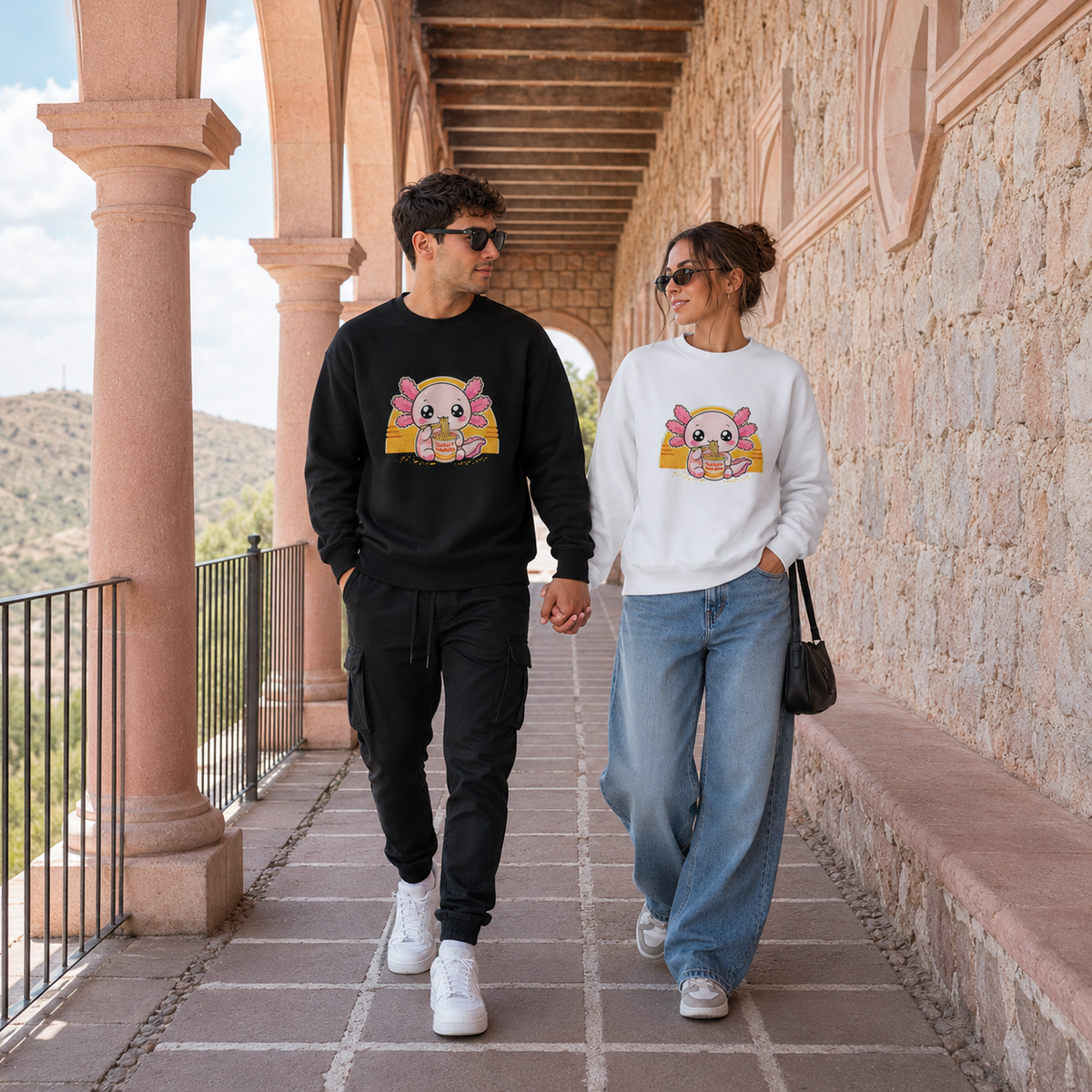 Sudadera Ajolotito Instant Noodles Unisex