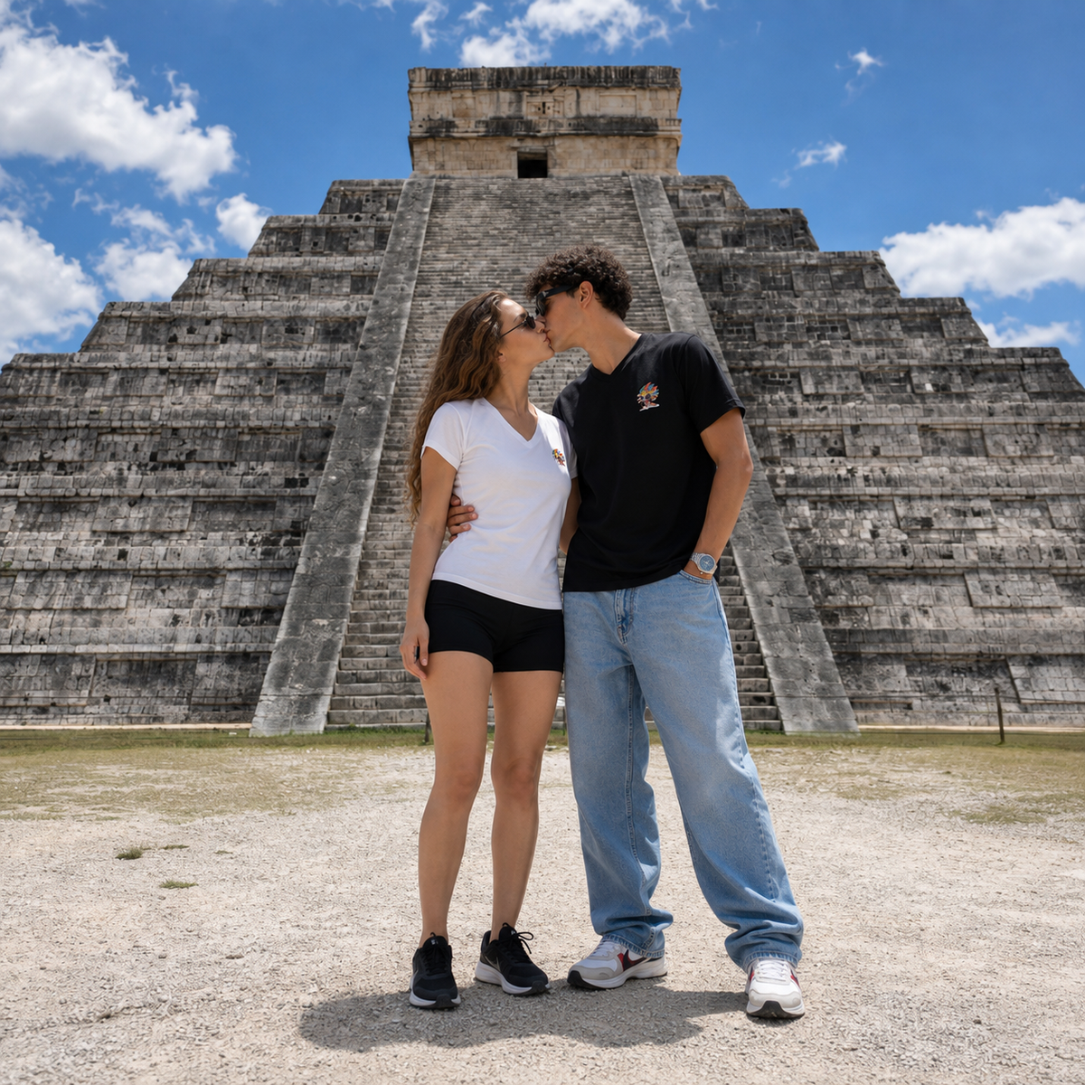 Playera Cuello V Mictlantecuhtli Mirari Chan