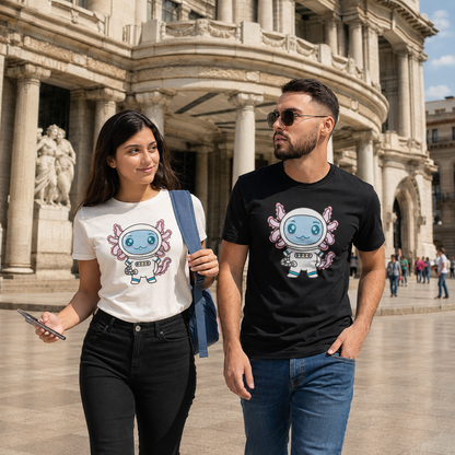 Playera Axolotzin Astronauta Ajolote