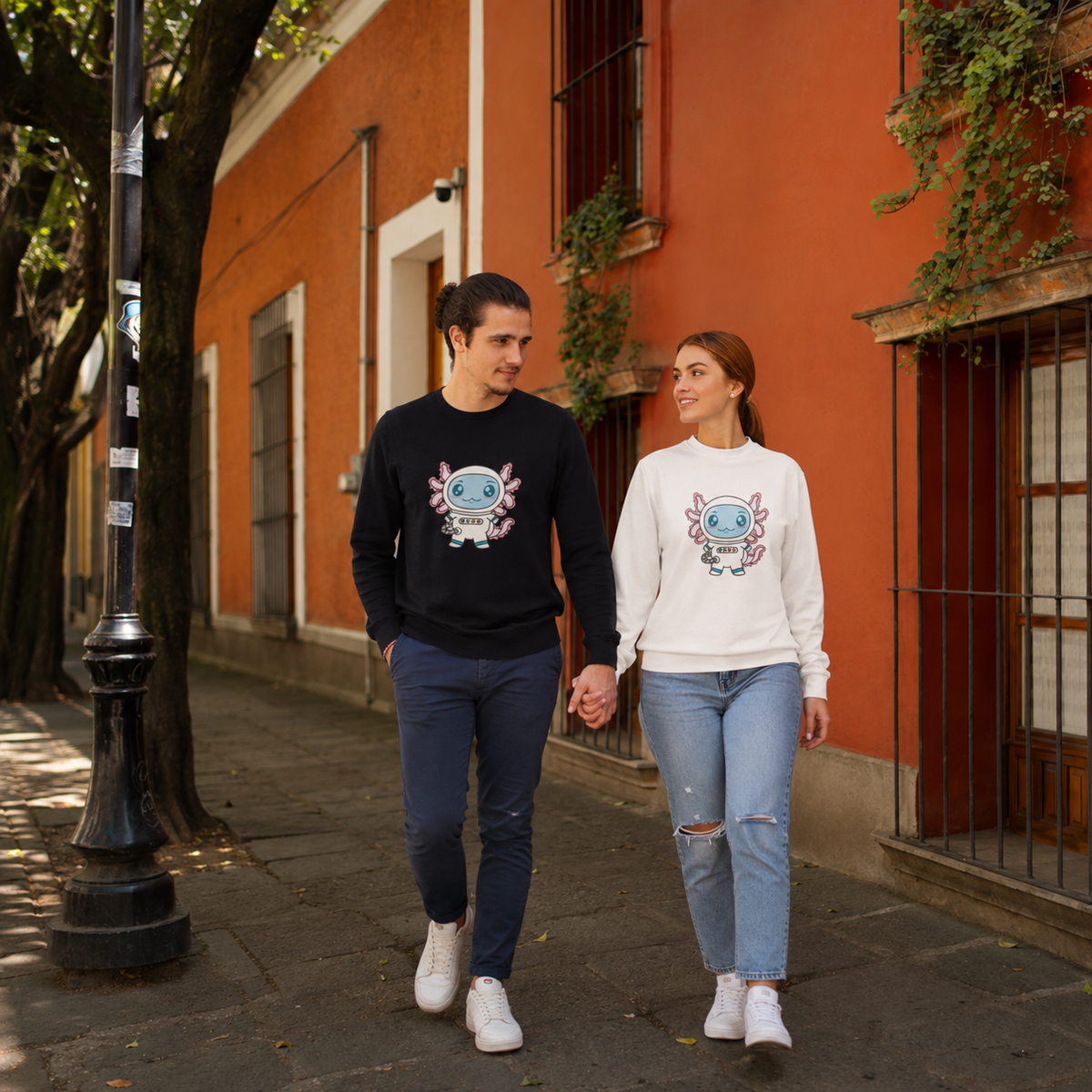 Sudadera Axolotzin Astronauta Ajolote Unisex