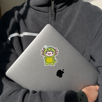 Sticker Ajolote Dino Xo The Monster