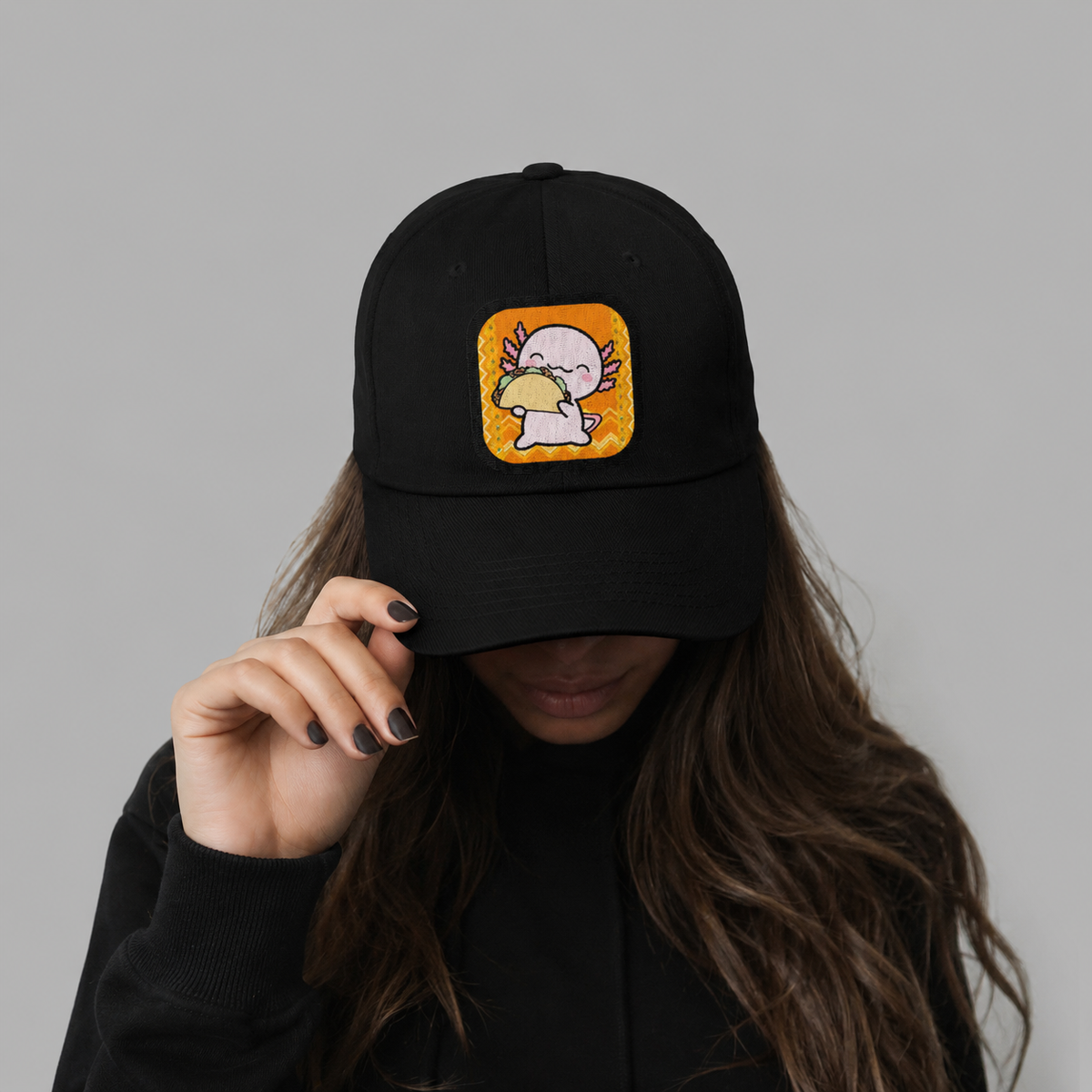 Gorra Unisex Curva Ajolote Taco Xo The Monster