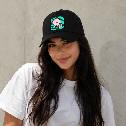 Gorra Unisex Curva Ajolote Trabajando Xo The Monster